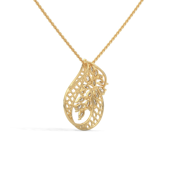 lab grown diamond | moissanite Jewellery Blooming Bouquet Lab Grown Diamond OR Moissanite Pendant by Rabbito Jewels