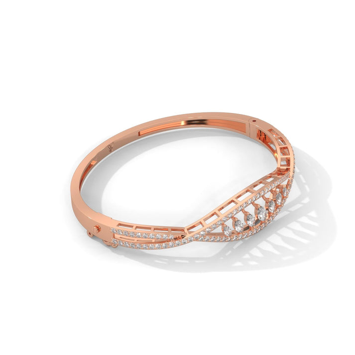 lab grown diamond | moissanite Jewellery Waves of Harmony Lab Grown Diamond OR Moissanite Bracelet by Rabbito Jewels