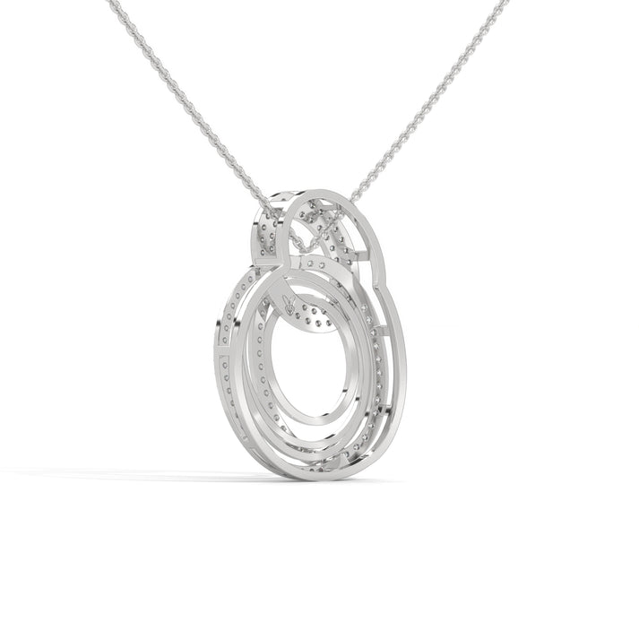 lab grown diamond | moissanite Jewellery Whirling Lab Grown Diamond OR Moissanite Pendant by Rabbito Jewels