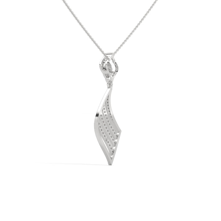 lab grown diamond | moissanite Jewellery Tie Style Lab Grown Diamond OR Moissanite Pendant by Rabbito Jewels