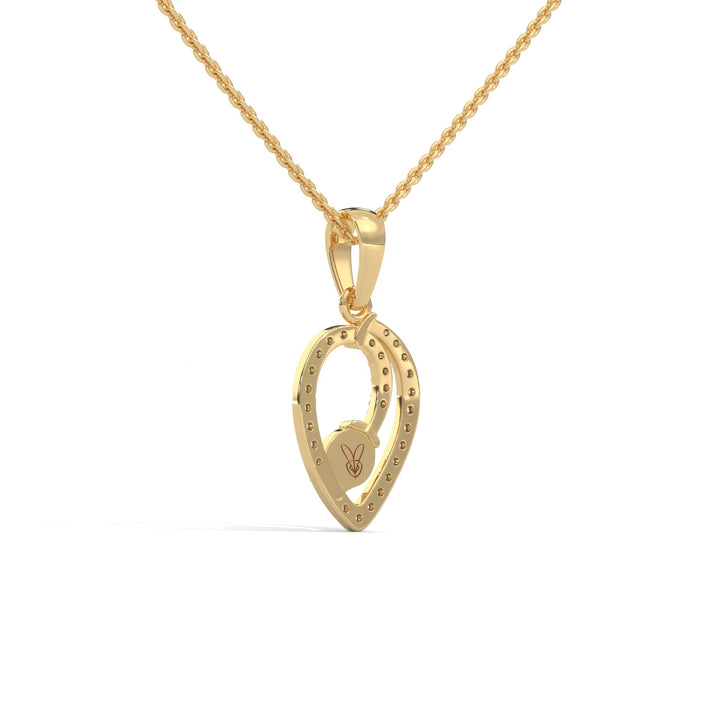 lab grown diamond | moissanite Jewellery Toned Lab Grown Diamond OR Moissanite Pendant by Rabbito Jewels