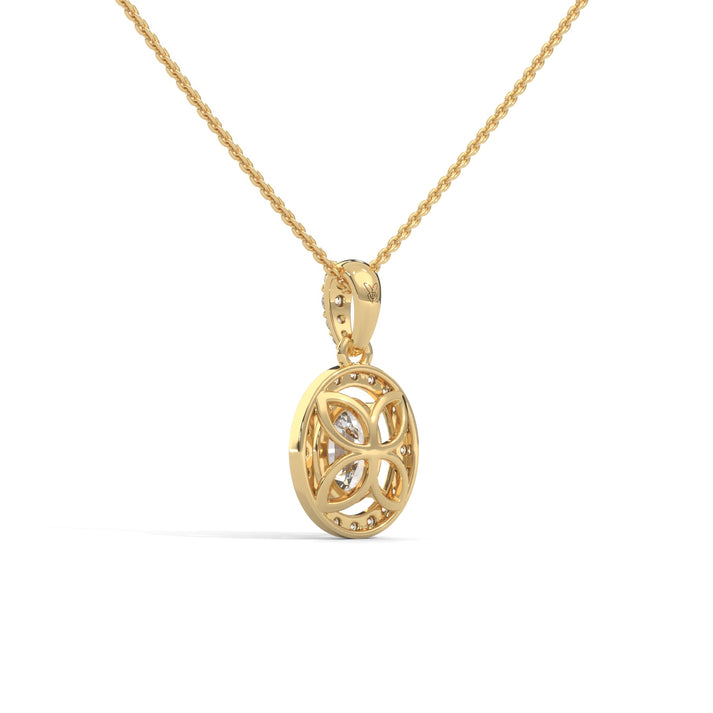 lab grown diamond | moissanite Jewellery Classic Oval Lab Grown Diamond OR Moissanite Pendant by Rabbito Jewels