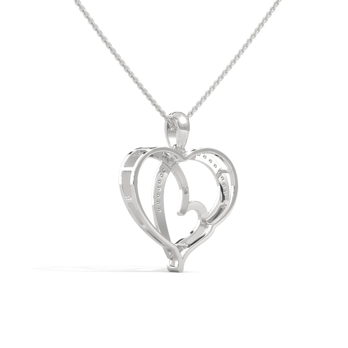 lab grown diamond | moissanite Jewellery Dual Toned Lab Grown Diamond OR Moissanite Pendant by Rabbito Jewels
