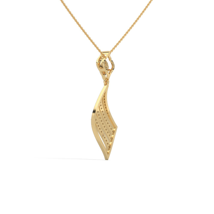 lab grown diamond | moissanite Jewellery Tie Style Lab Grown Diamond OR Moissanite Pendant by Rabbito Jewels