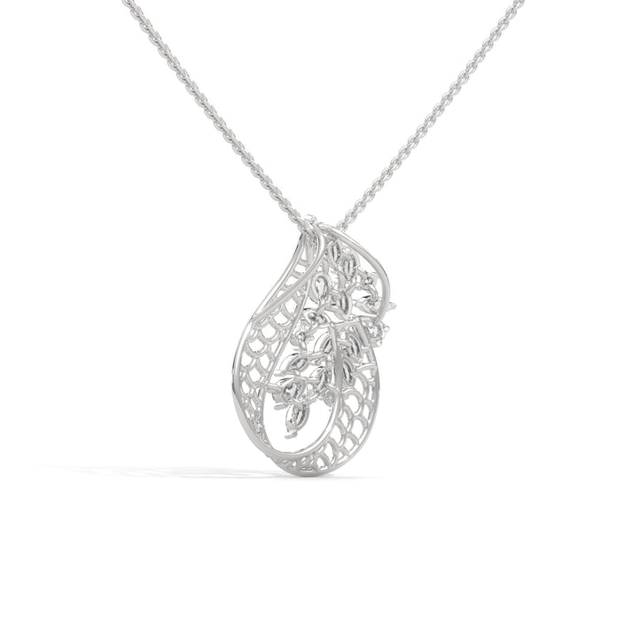 lab grown diamond | moissanite Jewellery Blooming Bouquet Lab Grown Diamond OR Moissanite Pendant by Rabbito Jewels