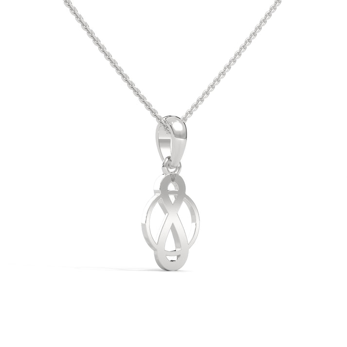lab grown diamond | moissanite Jewellery Loop of Infinity Lab Grown Diamond OR Moissanite Pendant by Rabbito Jewels