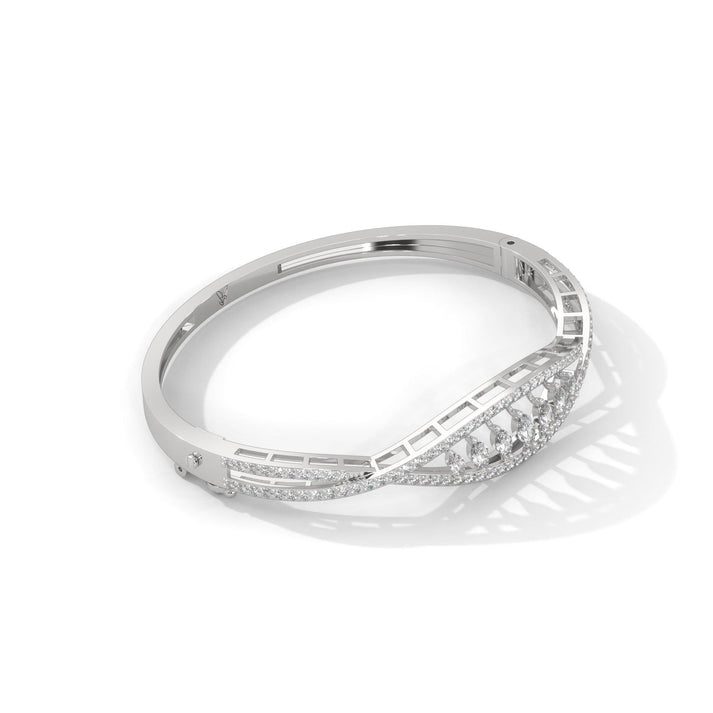 lab grown diamond | moissanite Jewellery Waves of Harmony Lab Grown Diamond OR Moissanite Bracelet by Rabbito Jewels