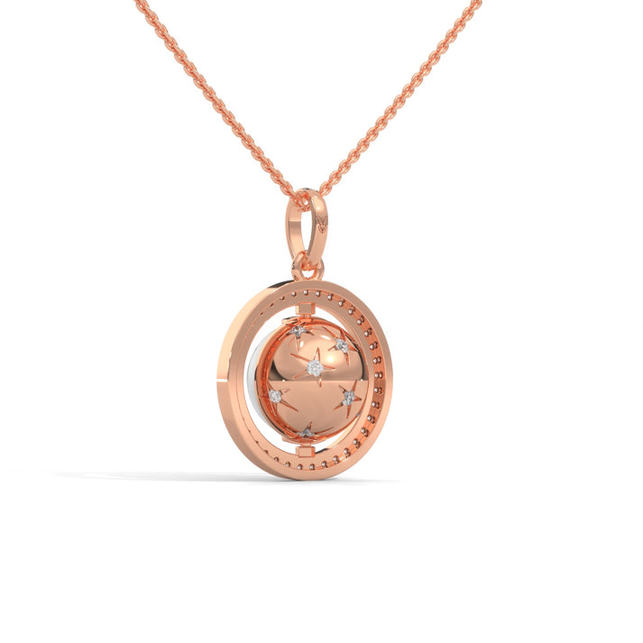 lab grown diamond | moissanite Jewellery Moon Toned Lab Grown Diamond OR Moissanite Pendant by Rabbito Jewels
