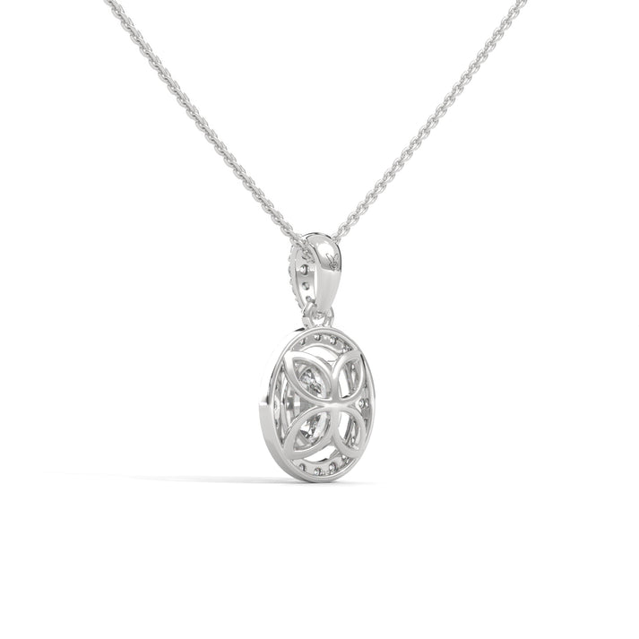 lab grown diamond | moissanite Jewellery Classic Oval Lab Grown Diamond OR Moissanite Pendant by Rabbito Jewels