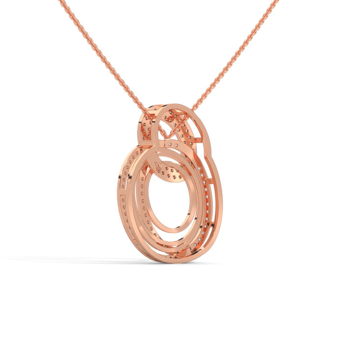 lab grown diamond | moissanite Jewellery Whirling Lab Grown Diamond OR Moissanite Pendant by Rabbito Jewels