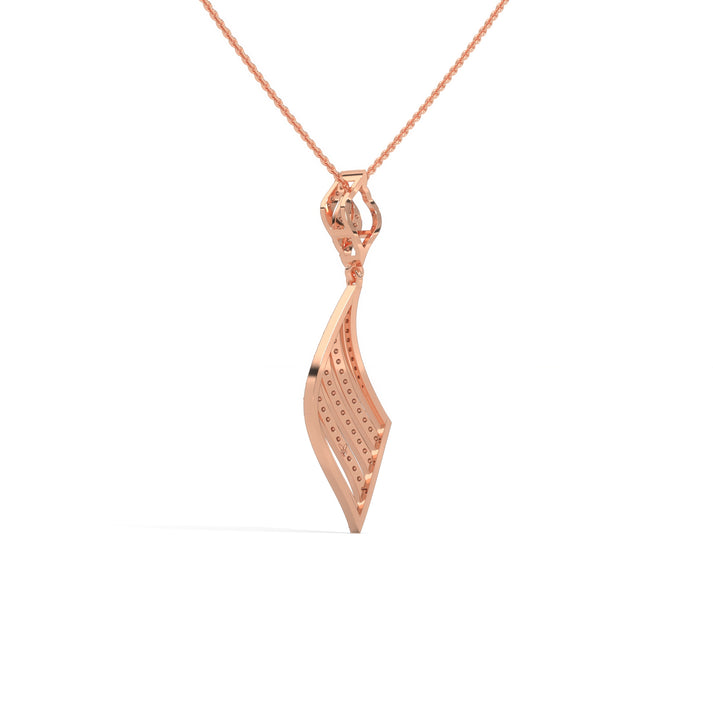 lab grown diamond | moissanite Jewellery Tie Style Lab Grown Diamond OR Moissanite Pendant by Rabbito Jewels
