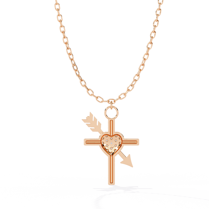 lab grown diamond | moissanite Jewellery Cupid Arrow Lab Grown Diamond OR Moissanite Pendant by Rabbito Jewels
