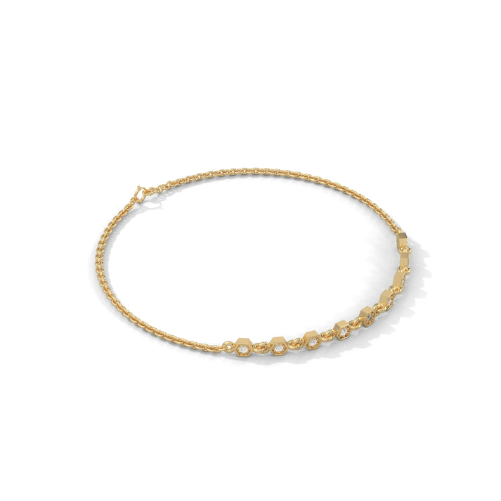 lab grown diamond | moissanite Jewellery Opal Cop Lab Grown Diamond OR Moissanite Bracelet by Rabbito Jewels
