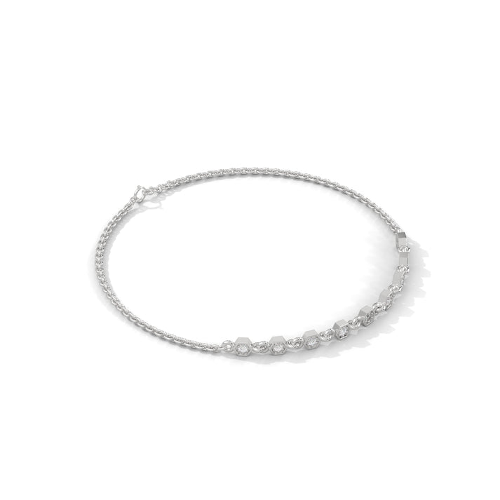 lab grown diamond | moissanite Jewellery Opal Cop Lab Grown Diamond OR Moissanite Bracelet by Rabbito Jewels