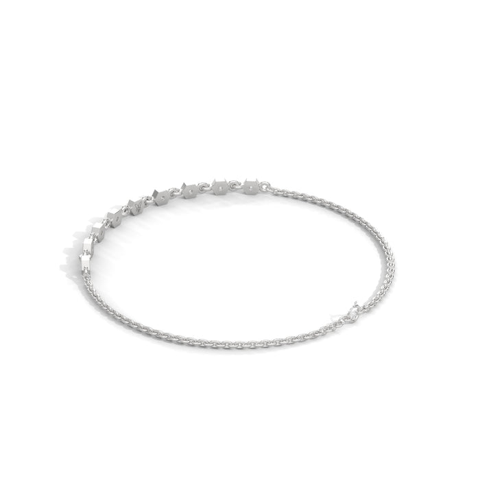 lab grown diamond | moissanite Jewellery Opal Cop Lab Grown Diamond OR Moissanite Bracelet by Rabbito Jewels