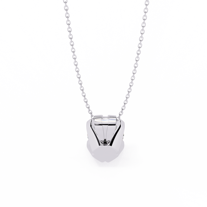 lab grown diamond | moissanite Jewellery Inddus 2.18CT Round Lab Grown Diamond OR Moissanite Pendant by Rabbito Jewels
