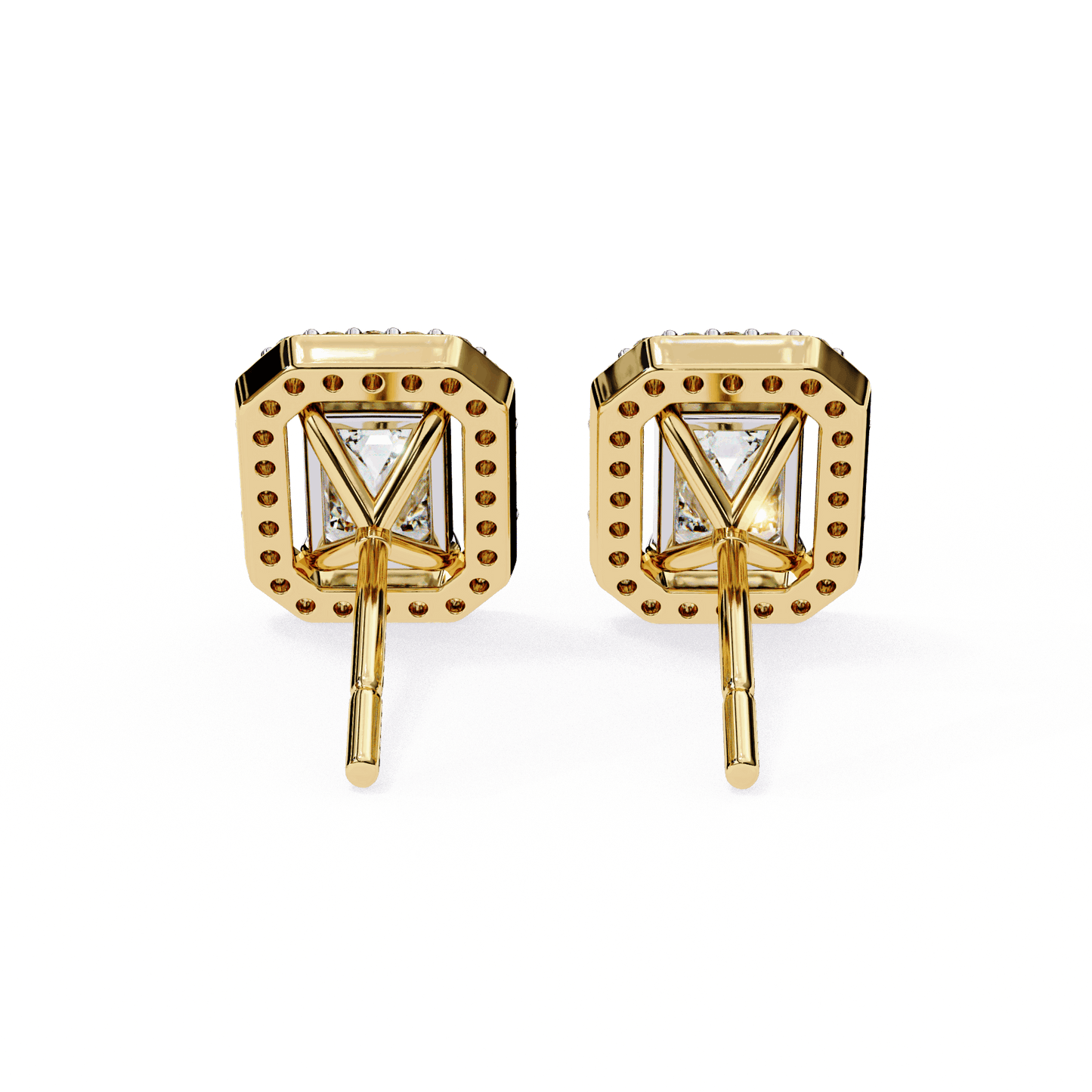 lab grown diamond | moissanite Jewellery Flare Dream Lab Grown Diamond OR Moissanite Hola Earrings by Rabbito Jewels