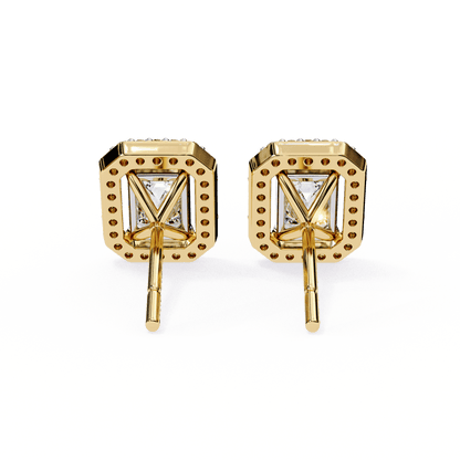 lab grown diamond | moissanite Jewellery Flare Dream Lab Grown Diamond OR Moissanite Hola Earrings by Rabbito Jewels