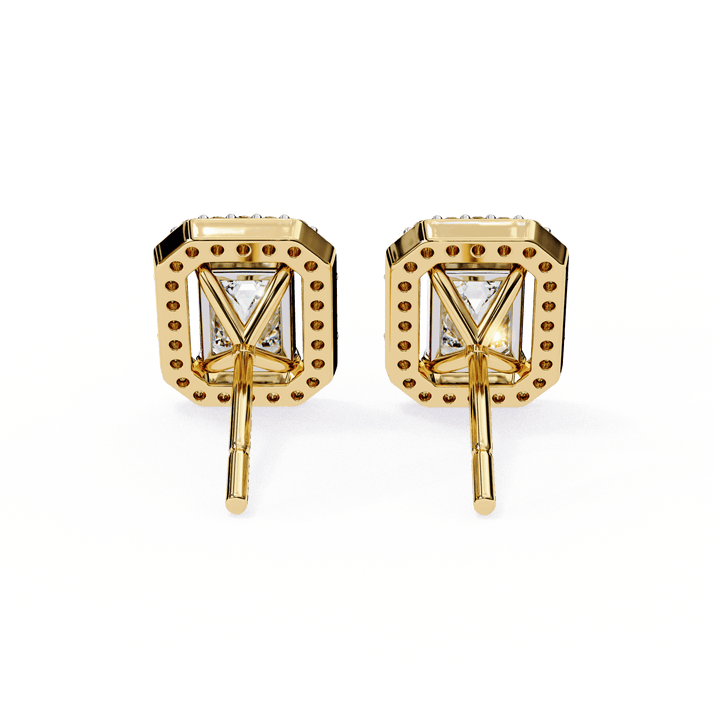 lab grown diamond | moissanite Jewellery Flare Dream Lab Grown Diamond OR Moissanite Hola Earrings by Rabbito Jewels
