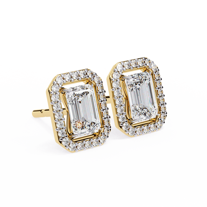 lab grown diamond | moissanite Jewellery Flare Dream Lab Grown Diamond OR Moissanite Hola Earrings by Rabbito Jewels