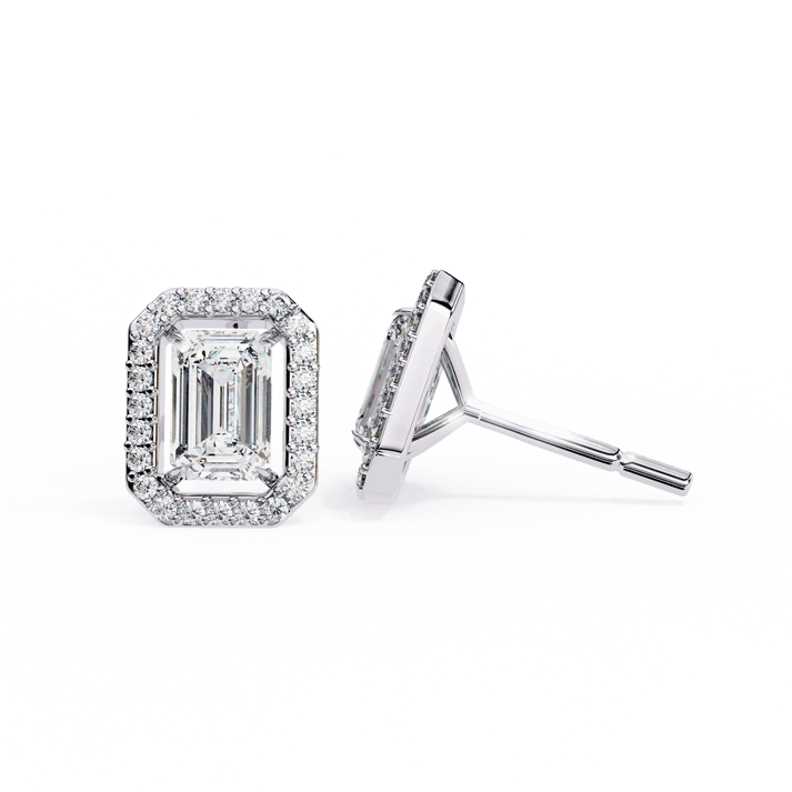 lab grown diamond | moissanite Jewellery Flare Dream Lab Grown Diamond OR Moissanite Hola Earrings by Rabbito Jewels