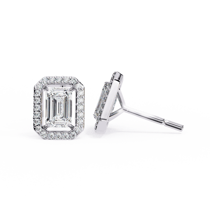 lab grown diamond | moissanite Jewellery Flare Dream Lab Grown Diamond OR Moissanite Hola Earrings by Rabbito Jewels