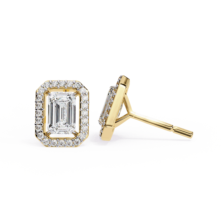 lab grown diamond | moissanite Jewellery Flare Dream Lab Grown Diamond OR Moissanite Hola Earrings by Rabbito Jewels