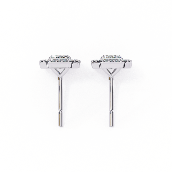 lab grown diamond | moissanite Jewellery Flare Dream Lab Grown Diamond OR Moissanite Hola Earrings by Rabbito Jewels