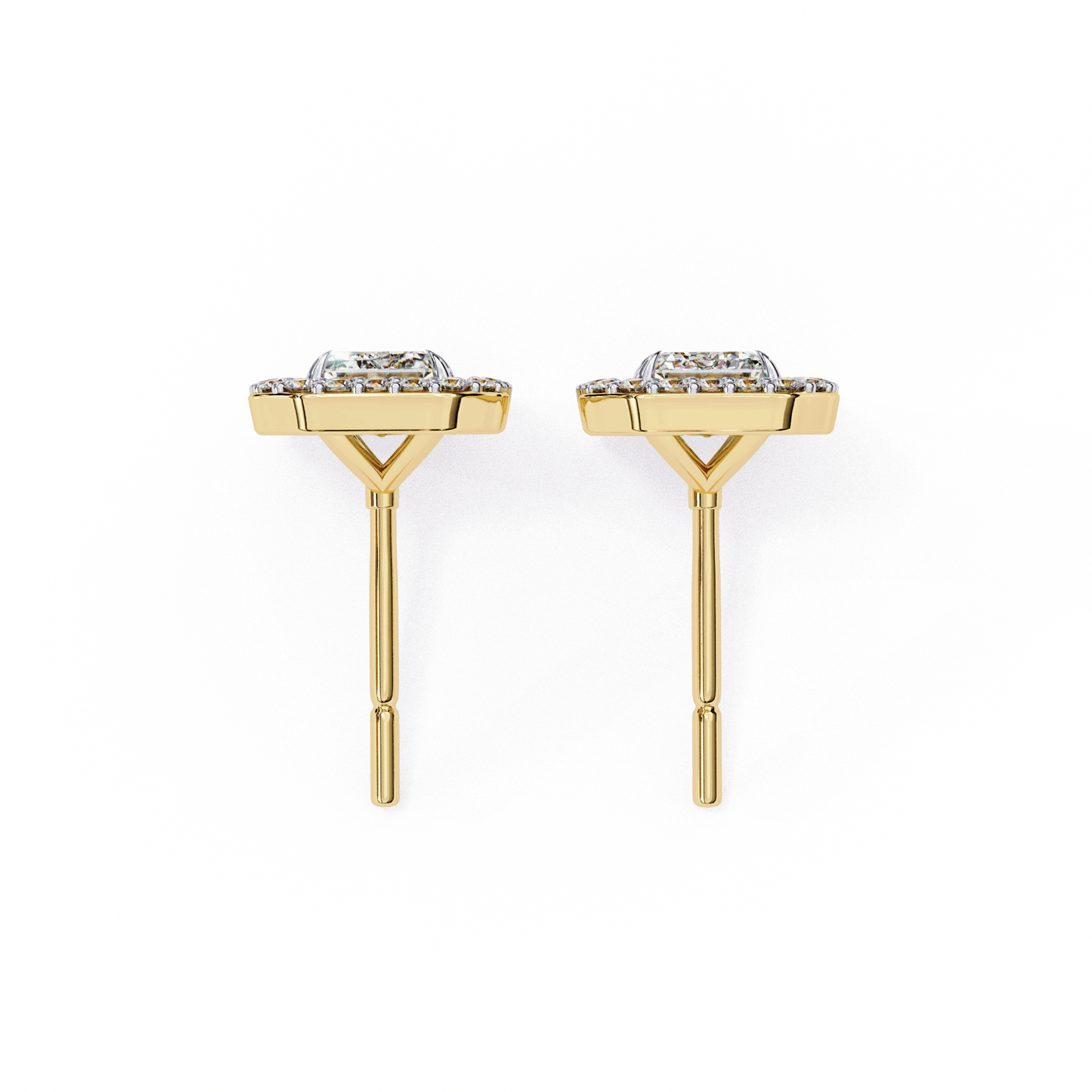 lab grown diamond | moissanite Jewellery Flare Dream Lab Grown Diamond OR Moissanite Hola Earrings by Rabbito Jewels