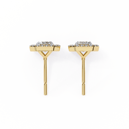 lab grown diamond | moissanite Jewellery Flare Dream Lab Grown Diamond OR Moissanite Hola Earrings by Rabbito Jewels