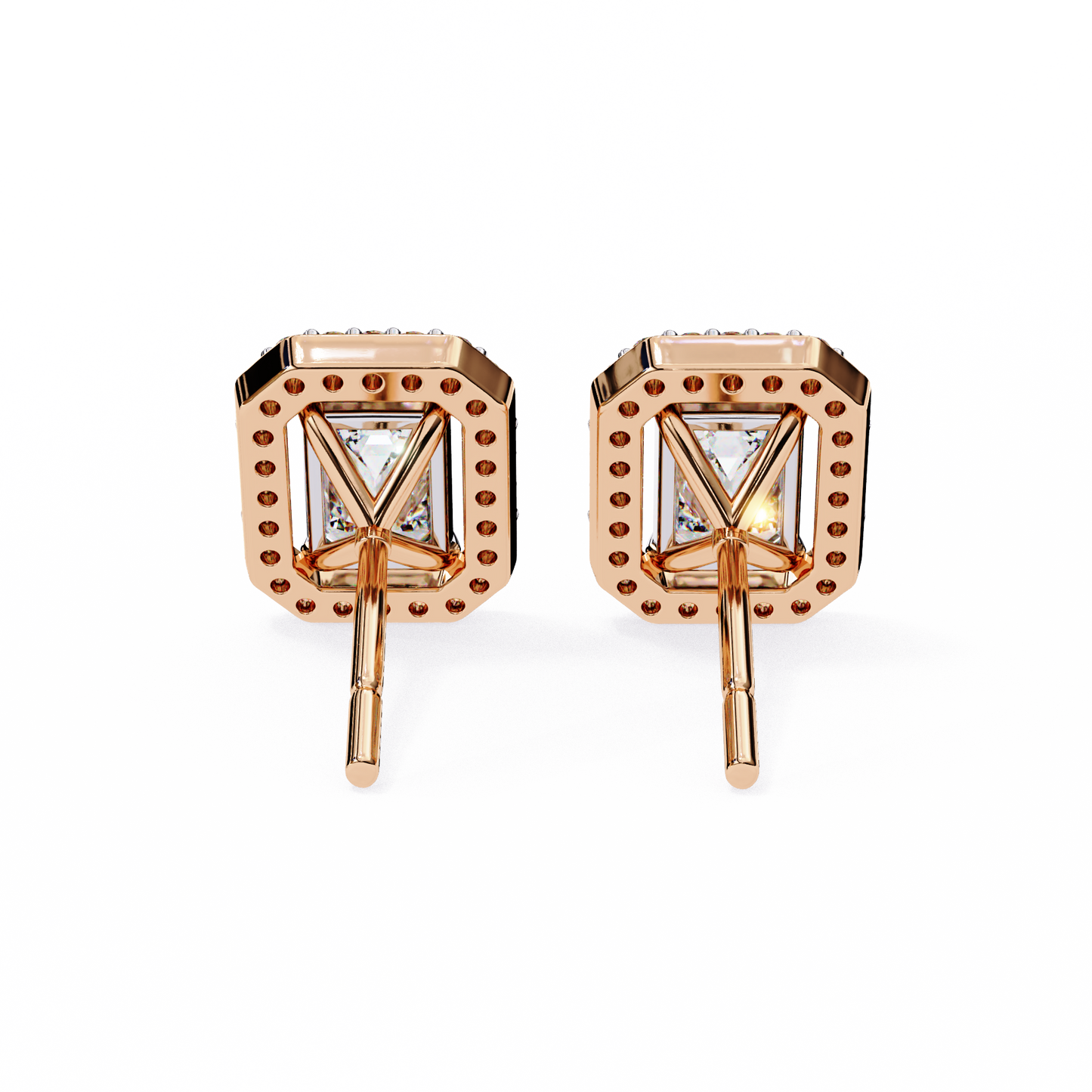 lab grown diamond | moissanite Jewellery Flare Dream Lab Grown Diamond OR Moissanite Hola Earrings by Rabbito Jewels