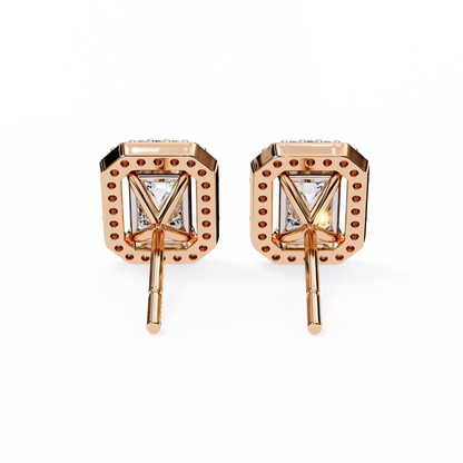 lab grown diamond | moissanite Jewellery Flare Dream Lab Grown Diamond OR Moissanite Hola Earrings by Rabbito Jewels