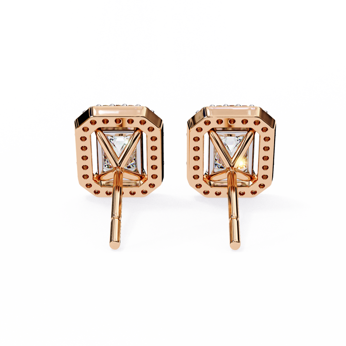 lab grown diamond | moissanite Jewellery Flare Dream Lab Grown Diamond OR Moissanite Hola Earrings by Rabbito Jewels