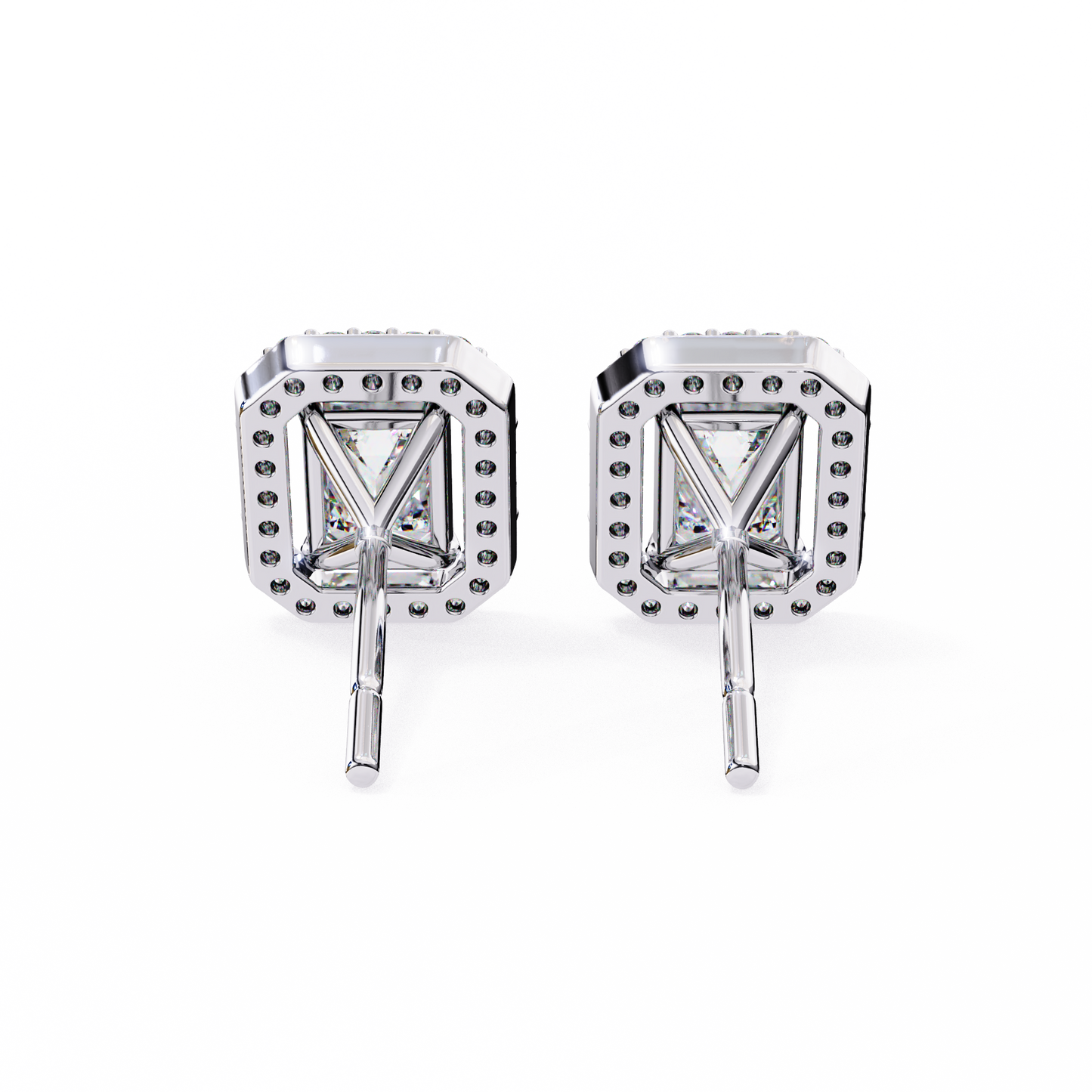 lab grown diamond | moissanite Jewellery Flare Dream Lab Grown Diamond OR Moissanite Hola Earrings by Rabbito Jewels