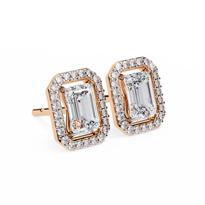 lab grown diamond | moissanite Jewellery Flare Dream Lab Grown Diamond OR Moissanite Hola Earrings by Rabbito Jewels