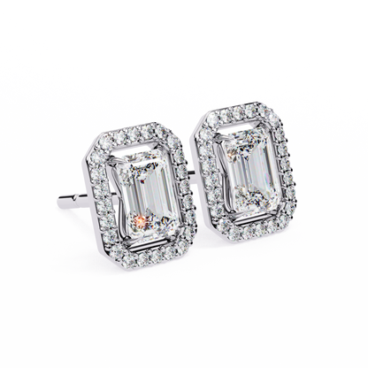 lab grown diamond | moissanite Jewellery Flare Dream Lab Grown Diamond OR Moissanite Hola Earrings by Rabbito Jewels