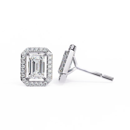 lab grown diamond | moissanite Jewellery Flare Dream Lab Grown Diamond OR Moissanite Hola Earrings by Rabbito Jewels
