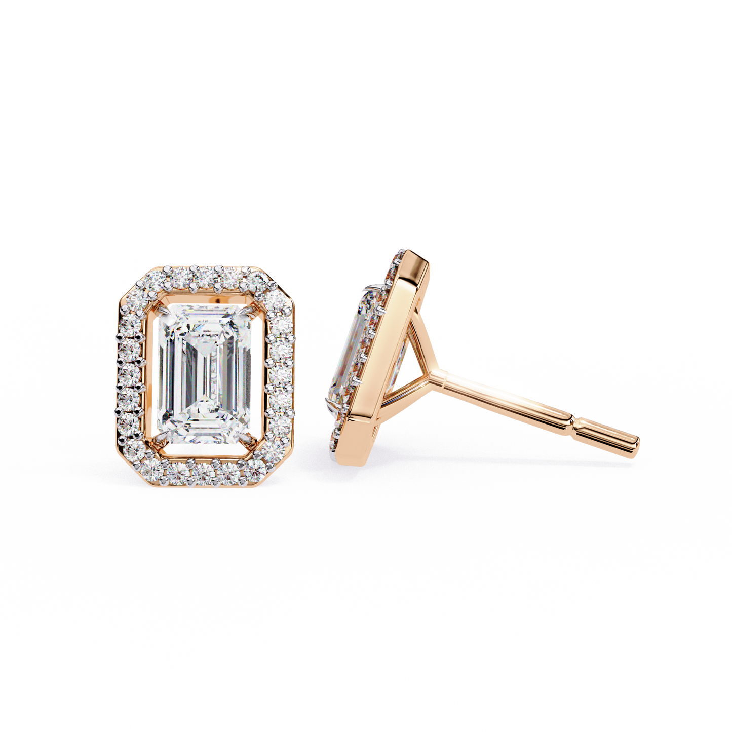 lab grown diamond | moissanite Jewellery Flare Dream Lab Grown Diamond OR Moissanite Hola Earrings by Rabbito Jewels