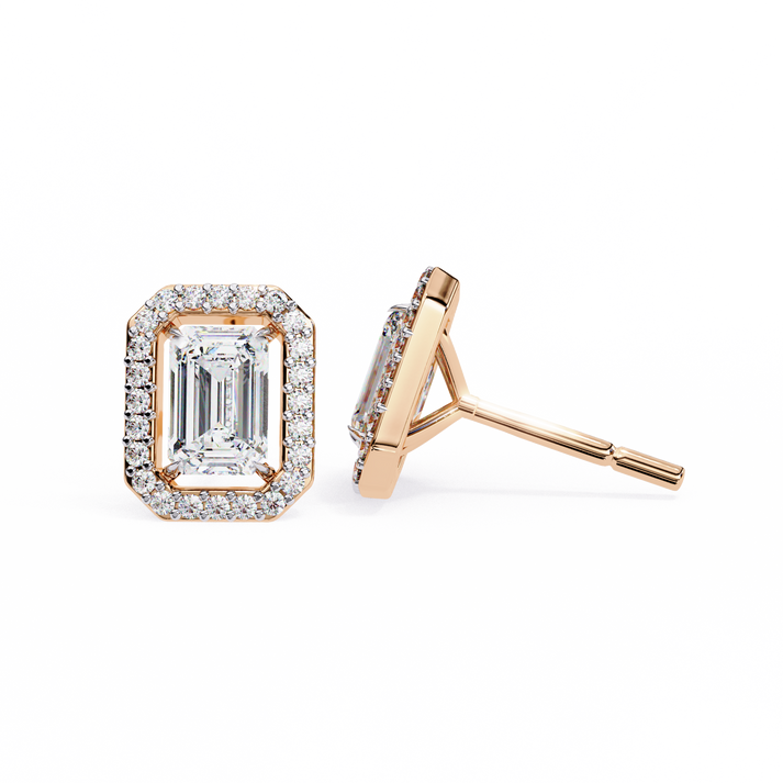 lab grown diamond | moissanite Jewellery Flare Dream Lab Grown Diamond OR Moissanite Hola Earrings by Rabbito Jewels