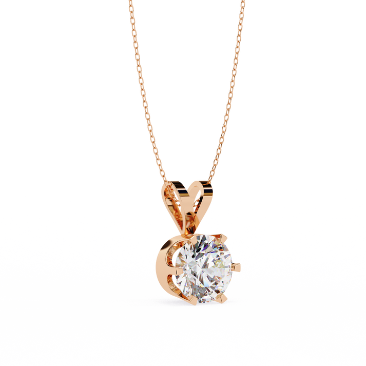 lab grown diamond | moissanite Jewellery Starlight Spiral Lab Grown Diamond OR Moissanite Pendant by Rabbito Jewels