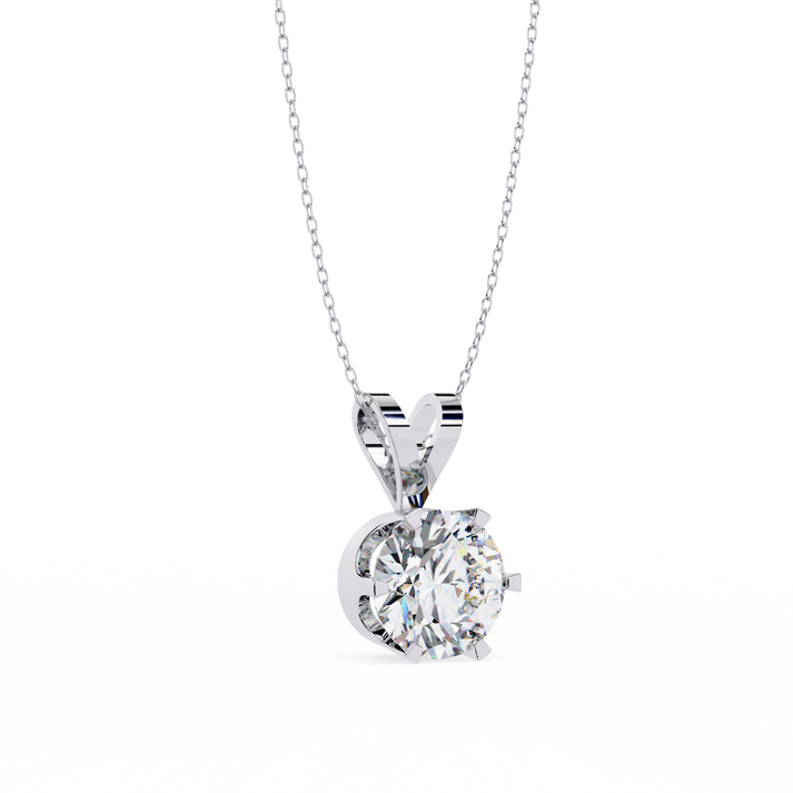 lab grown diamond | moissanite Jewellery Starlight Spiral Lab Grown Diamond OR Moissanite Pendant by Rabbito Jewels