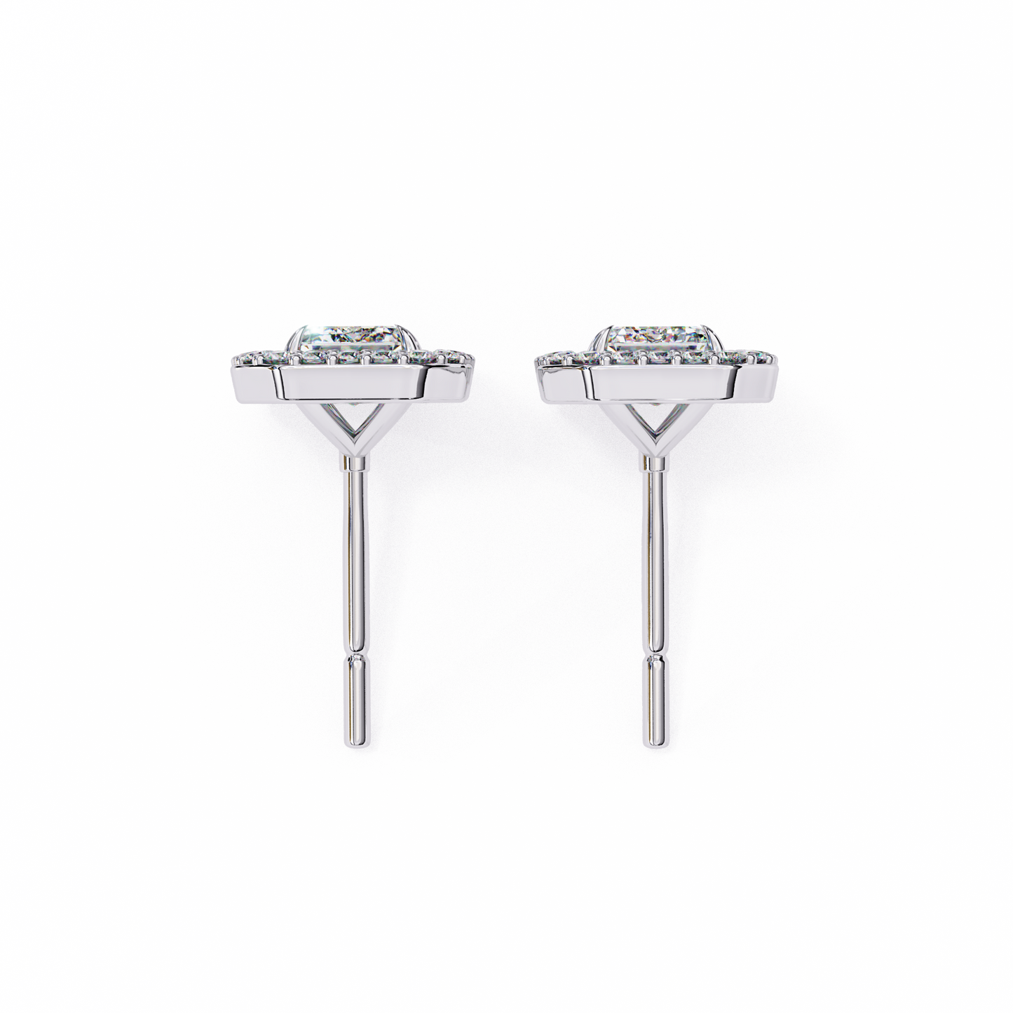 lab grown diamond | moissanite Jewellery Flare Dream Lab Grown Diamond OR Moissanite Hola Earrings by Rabbito Jewels