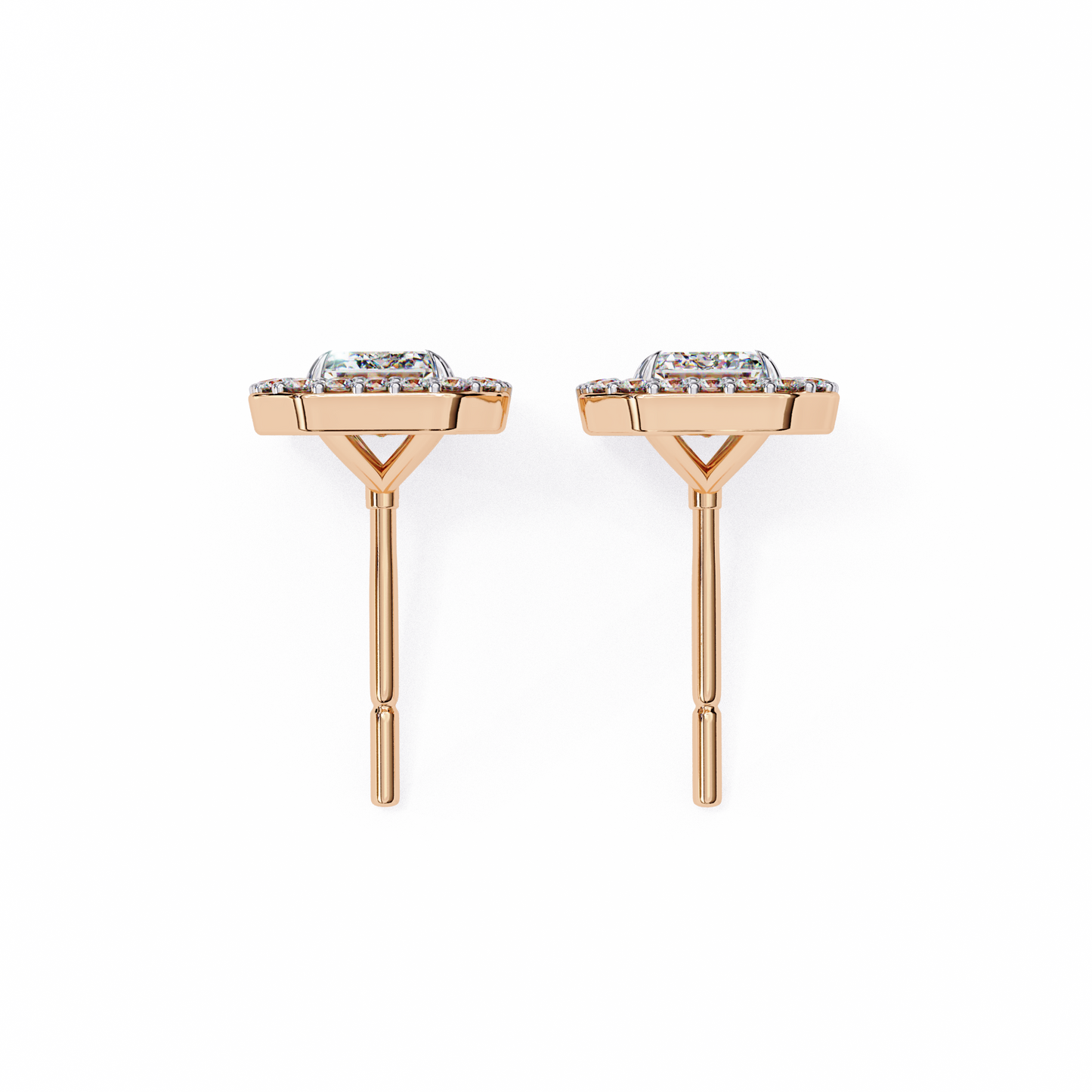 lab grown diamond | moissanite Jewellery Flare Dream Lab Grown Diamond OR Moissanite Hola Earrings by Rabbito Jewels
