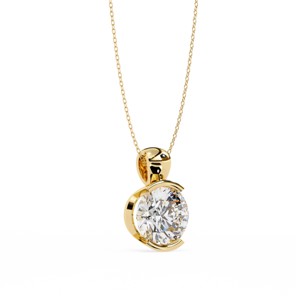 lab grown diamond | moissanite Jewellery Charlotte Lab Grown Diamond OR Moissanite Pendant by Rabbito Jewels