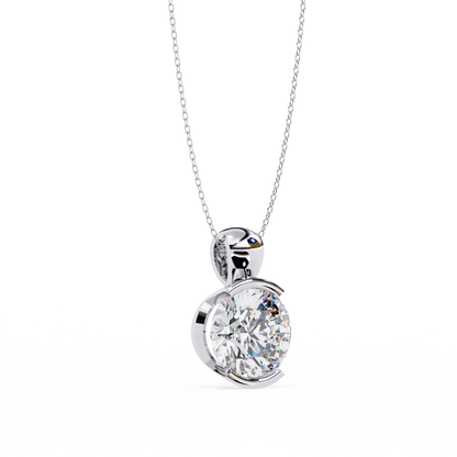 lab grown diamond | moissanite Jewellery Charlotte Lab Grown Diamond OR Moissanite Pendant by Rabbito Jewels