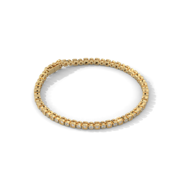lab grown diamond | moissanite Jewellery Tennis Bolt Lab Grown Diamond OR Moissanite Bracelet by Rabbito Jewels
