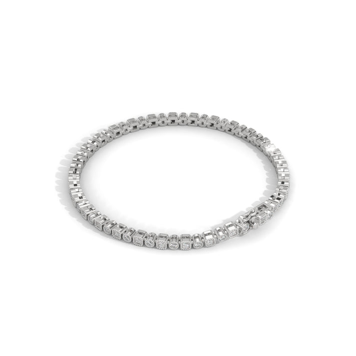 lab grown diamond | moissanite Jewellery Tennis Bolt Lab Grown Diamond OR Moissanite Bracelet by Rabbito Jewels
