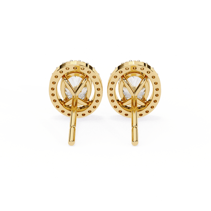 lab grown diamond | moissanite Jewellery Enchanted Teardrop Lab Grown OR Moissanite Oval Stud Earrings by Rabbito Jewels