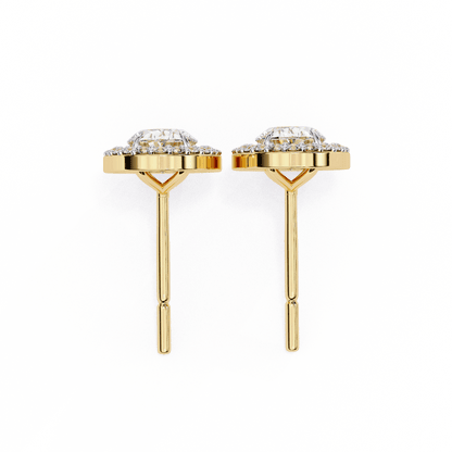 lab grown diamond | moissanite Jewellery Enchanted Teardrop Lab Grown OR Moissanite Oval Stud Earrings by Rabbito Jewels
