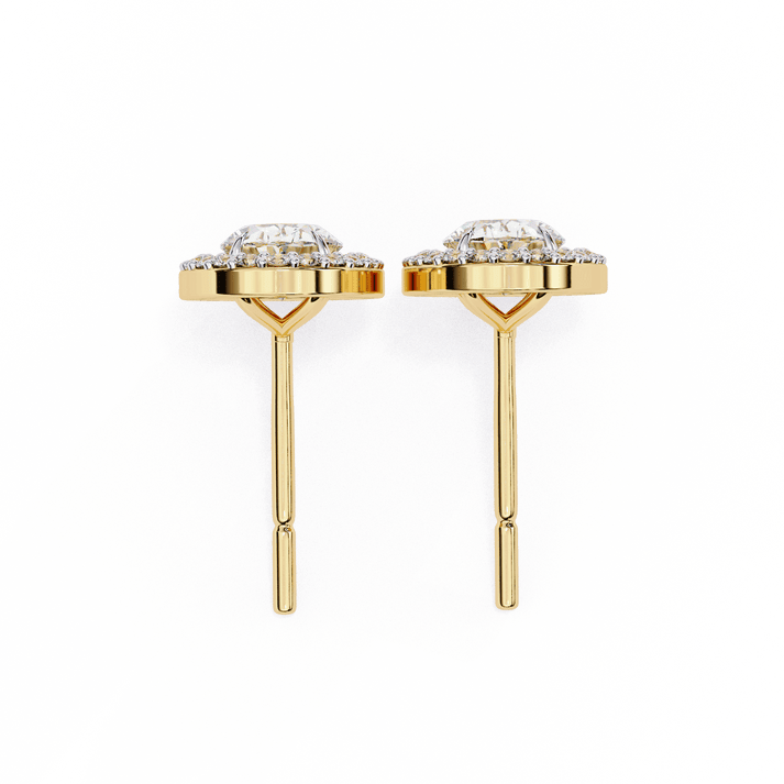 lab grown diamond | moissanite Jewellery Enchanted Teardrop Lab Grown OR Moissanite Oval Stud Earrings by Rabbito Jewels